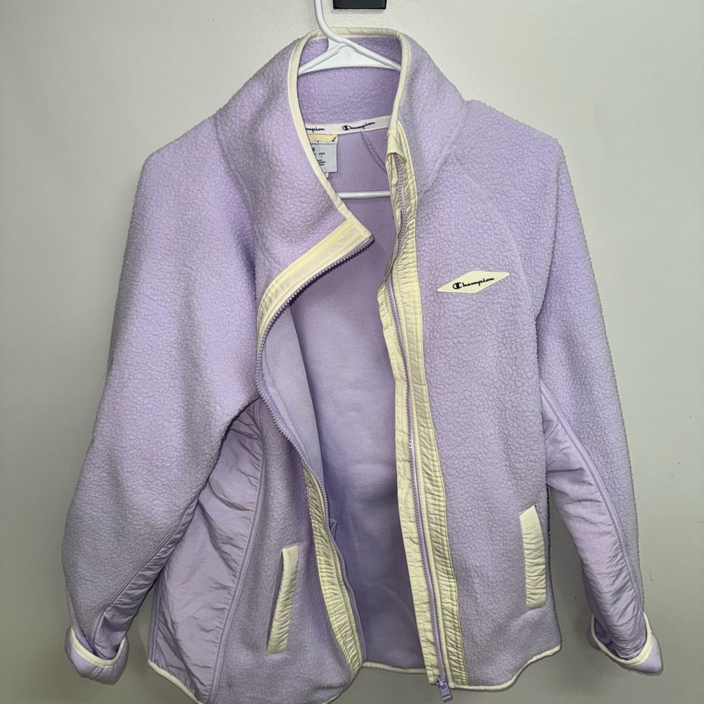 Champion Women's Light Purple Teddy Jacket
